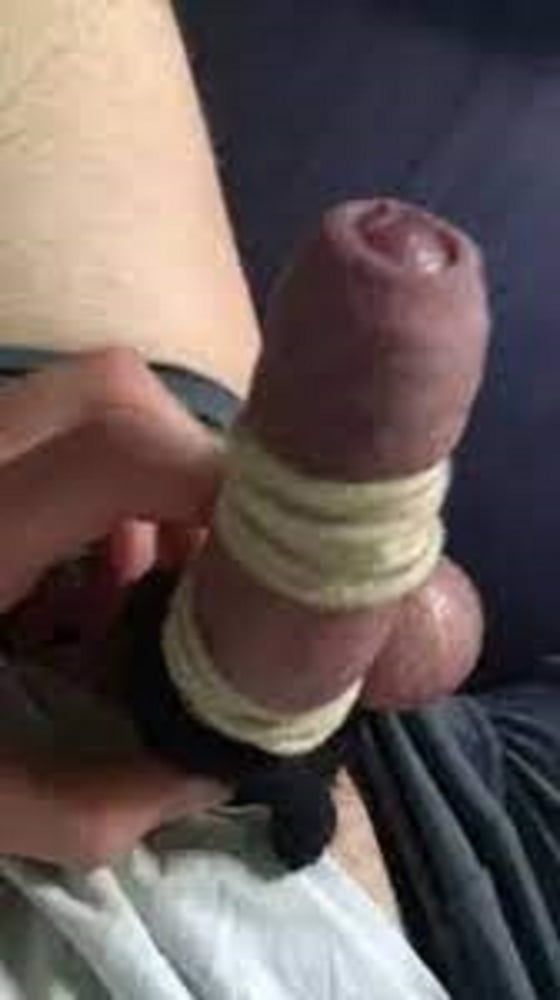 Tied Up Cock & Balls #8
