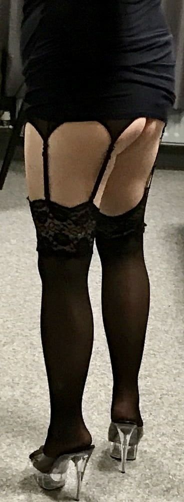 Sexy black stockings #14