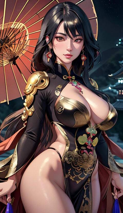 chinese temple (Ai models) #10