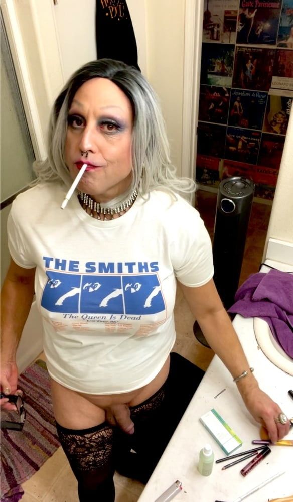 Marilyn Getting Ready Smoking Fetish  #6