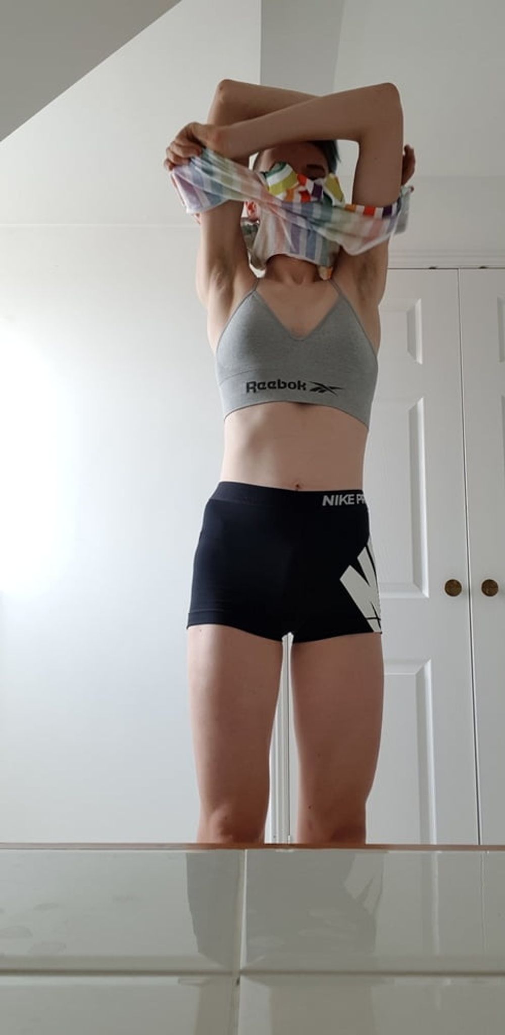 Nike Pro Shorts + Reebok Bra #49