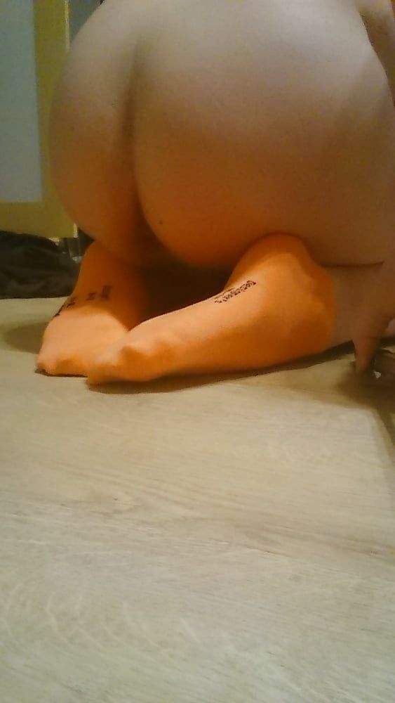 Orange socks #7