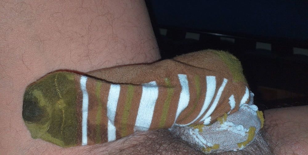 Dick, Socks and my Cum #12