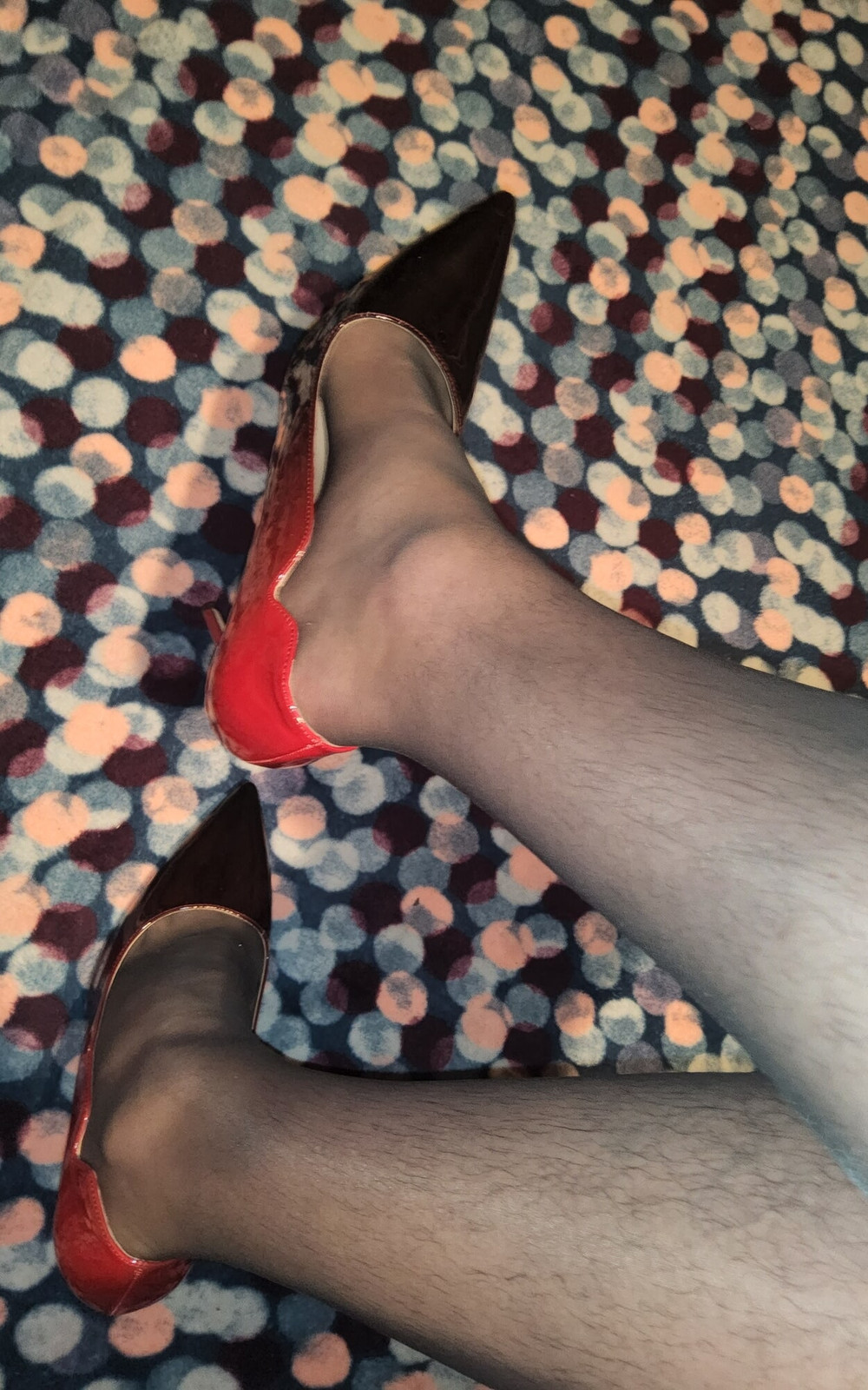 Teasing in My Black Stocking #16