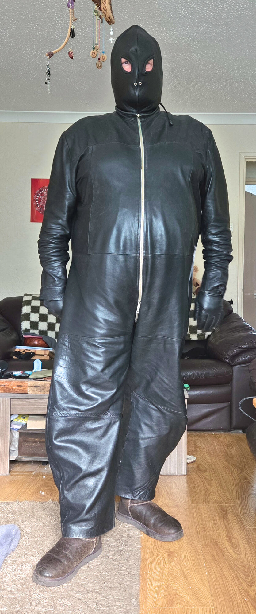 Leather gimp outfit #4