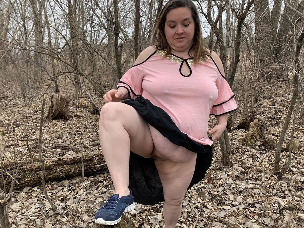 Sexy BBW Outdoor Pussy #2