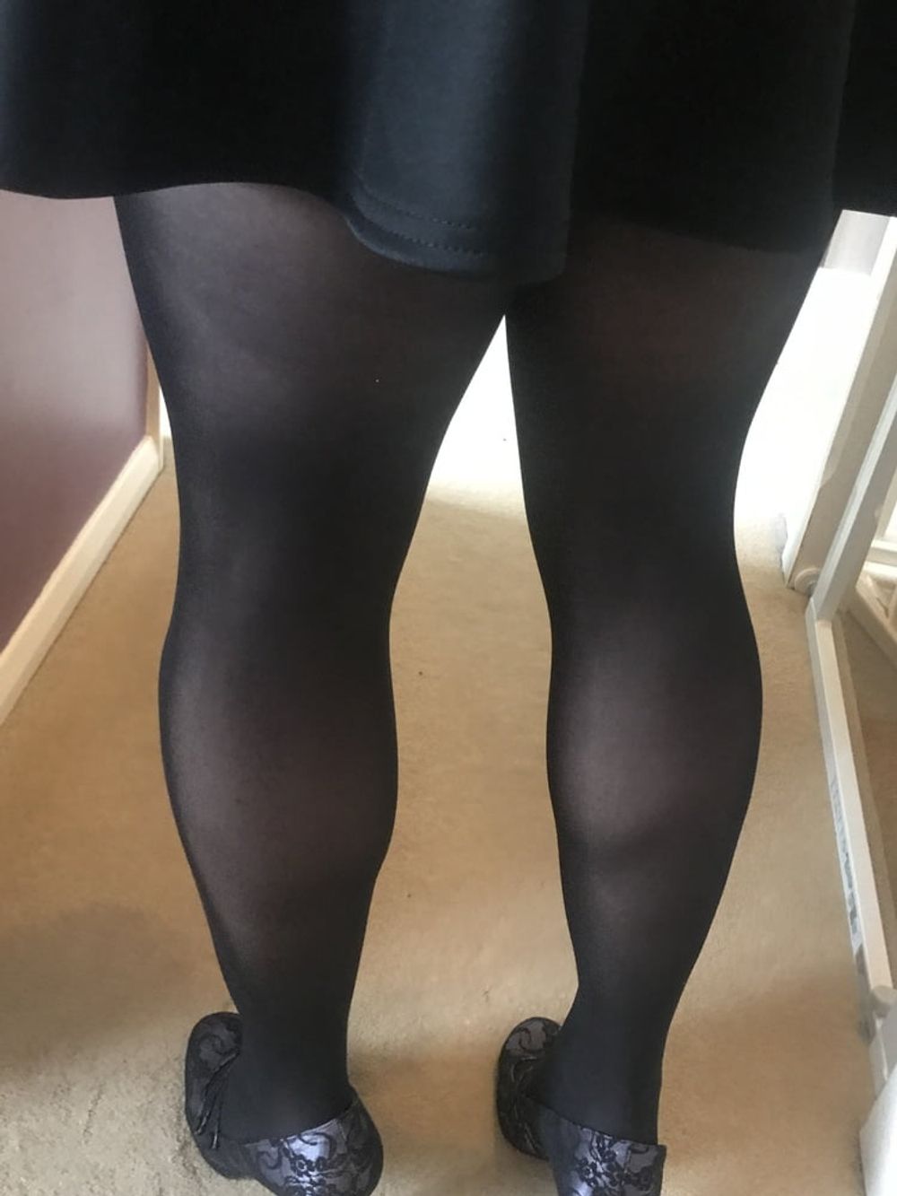 Black hold up stockings #21