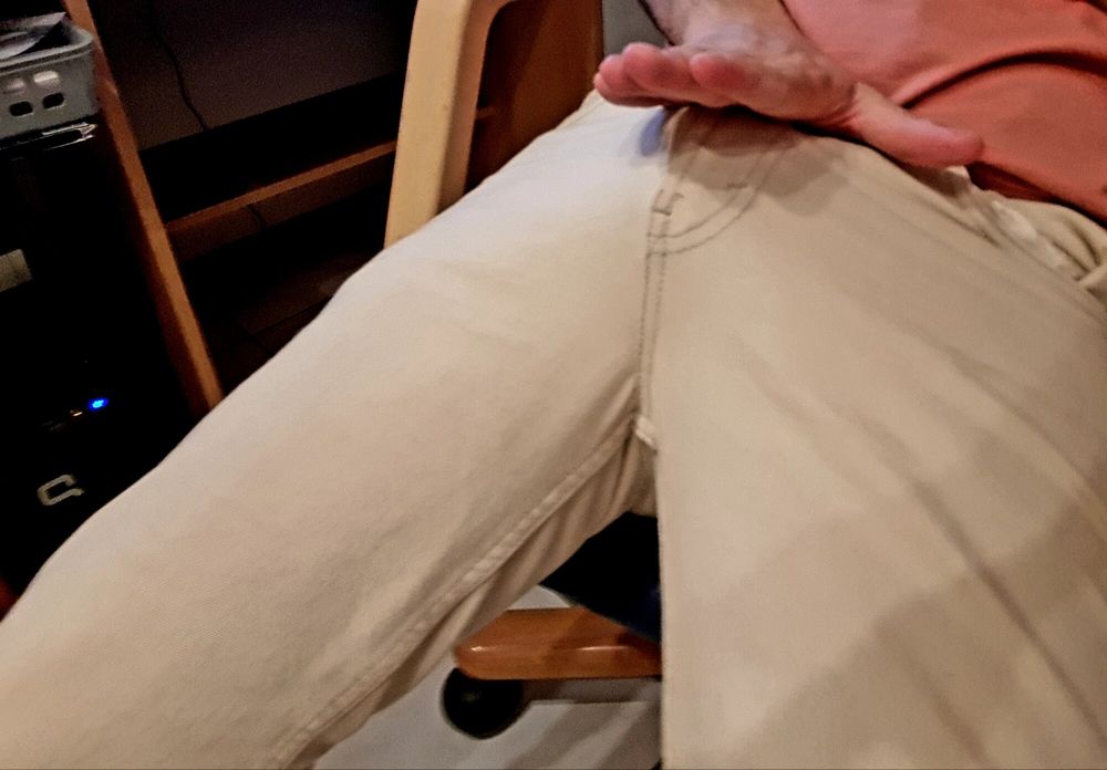 Erection in pants #9