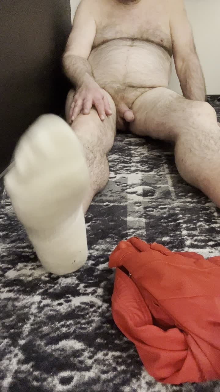 Coach Karl White Socks, Bare Feet Bare Balls 5835 #23