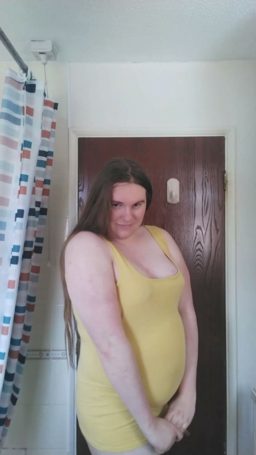 My sexy yellow vest top  #9