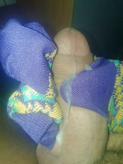 Dick, Socks and my Cum #29