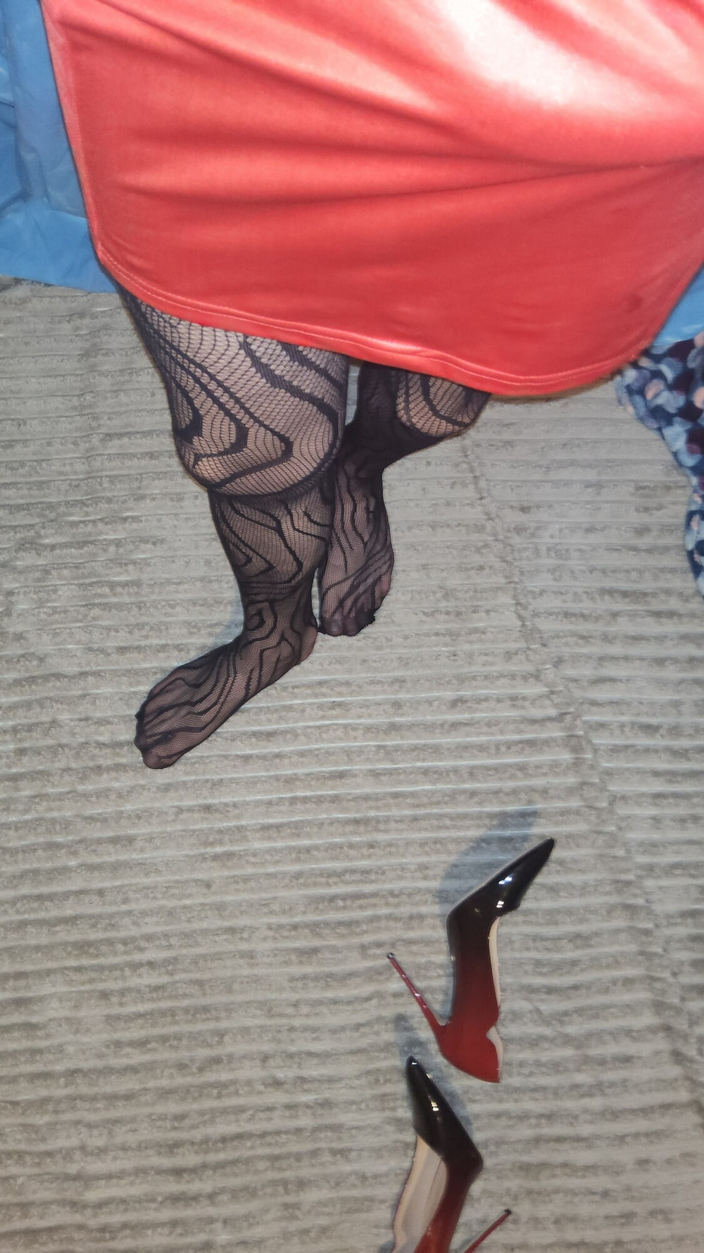 Teasing in My Fishnets #11
