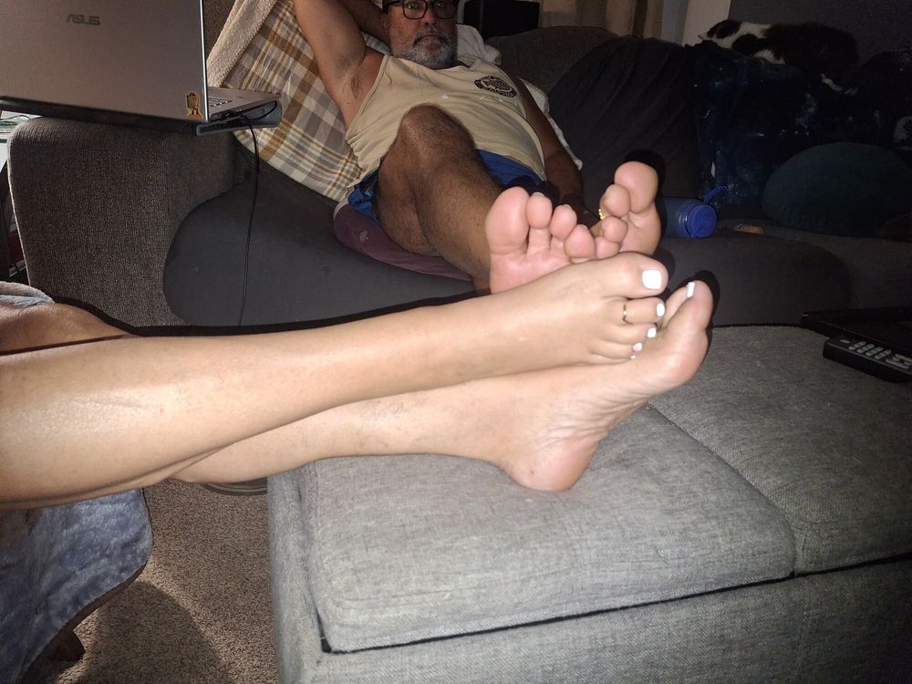 Showing off our legs and feet #18