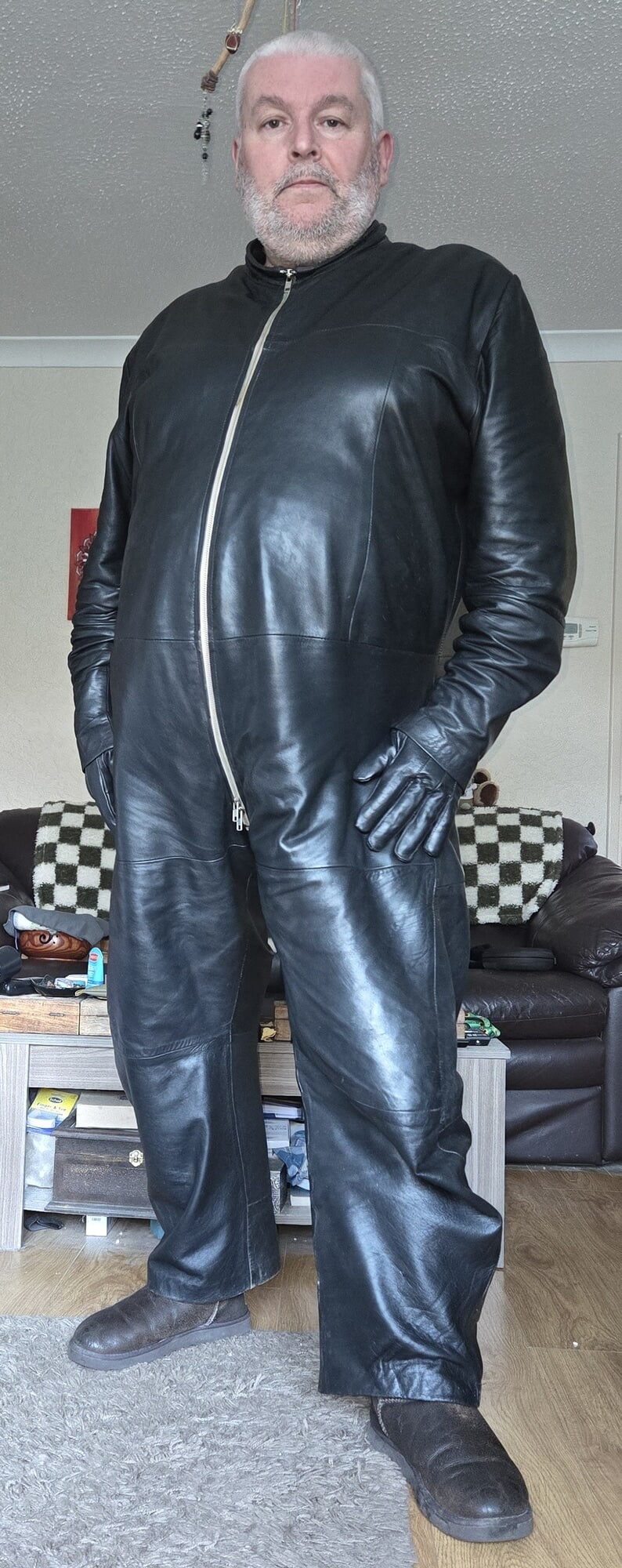 Lovely leather overalls #28