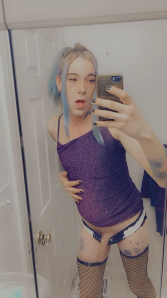 Hot Purple Minidress Slut #48