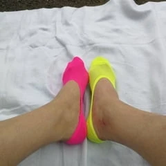 cute socks outside