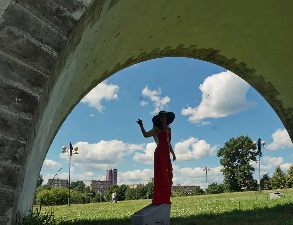 under the arch of the aqueduct #12