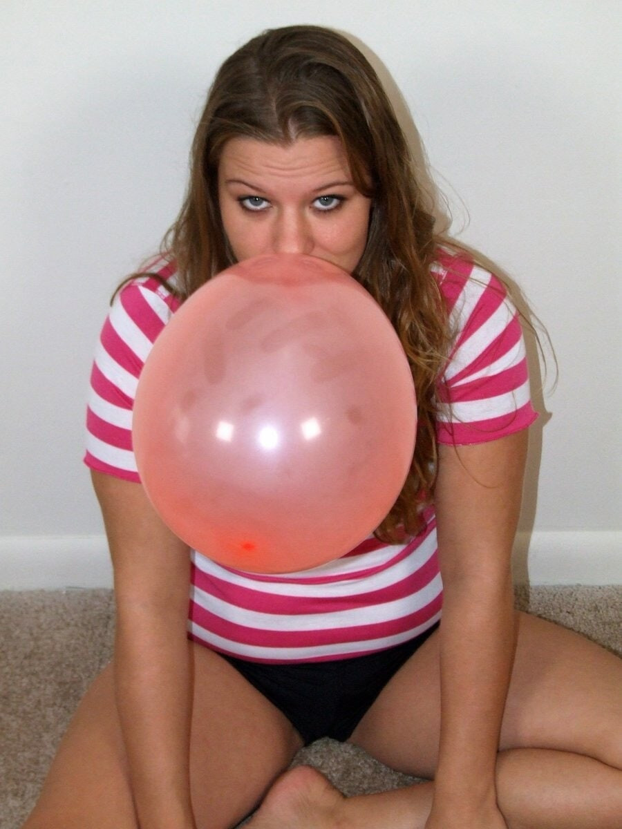 Christy Heart playing with Balloons #17