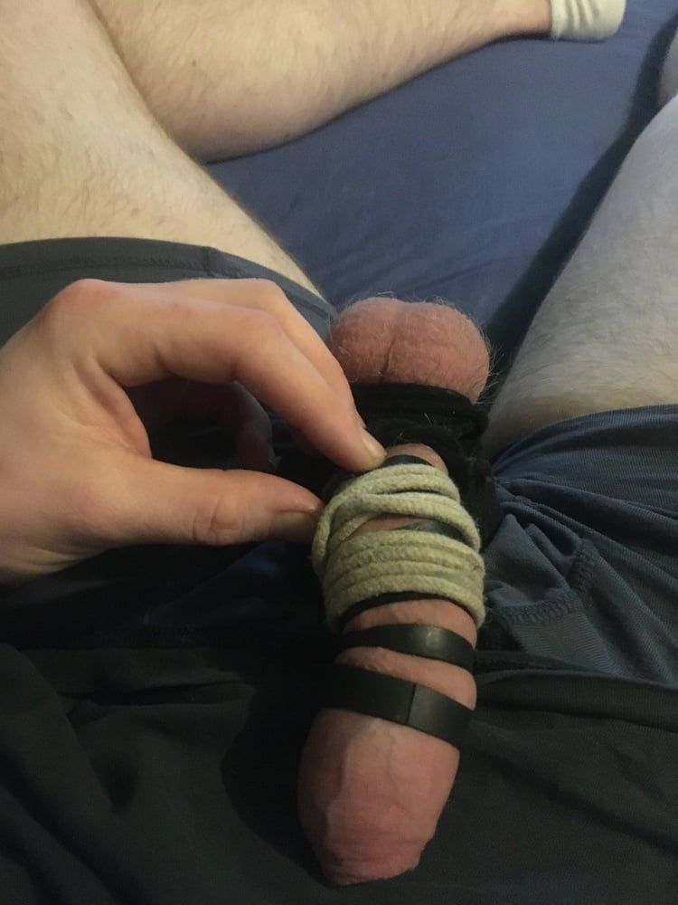 Tied Up Cock And Balls Pt. ll