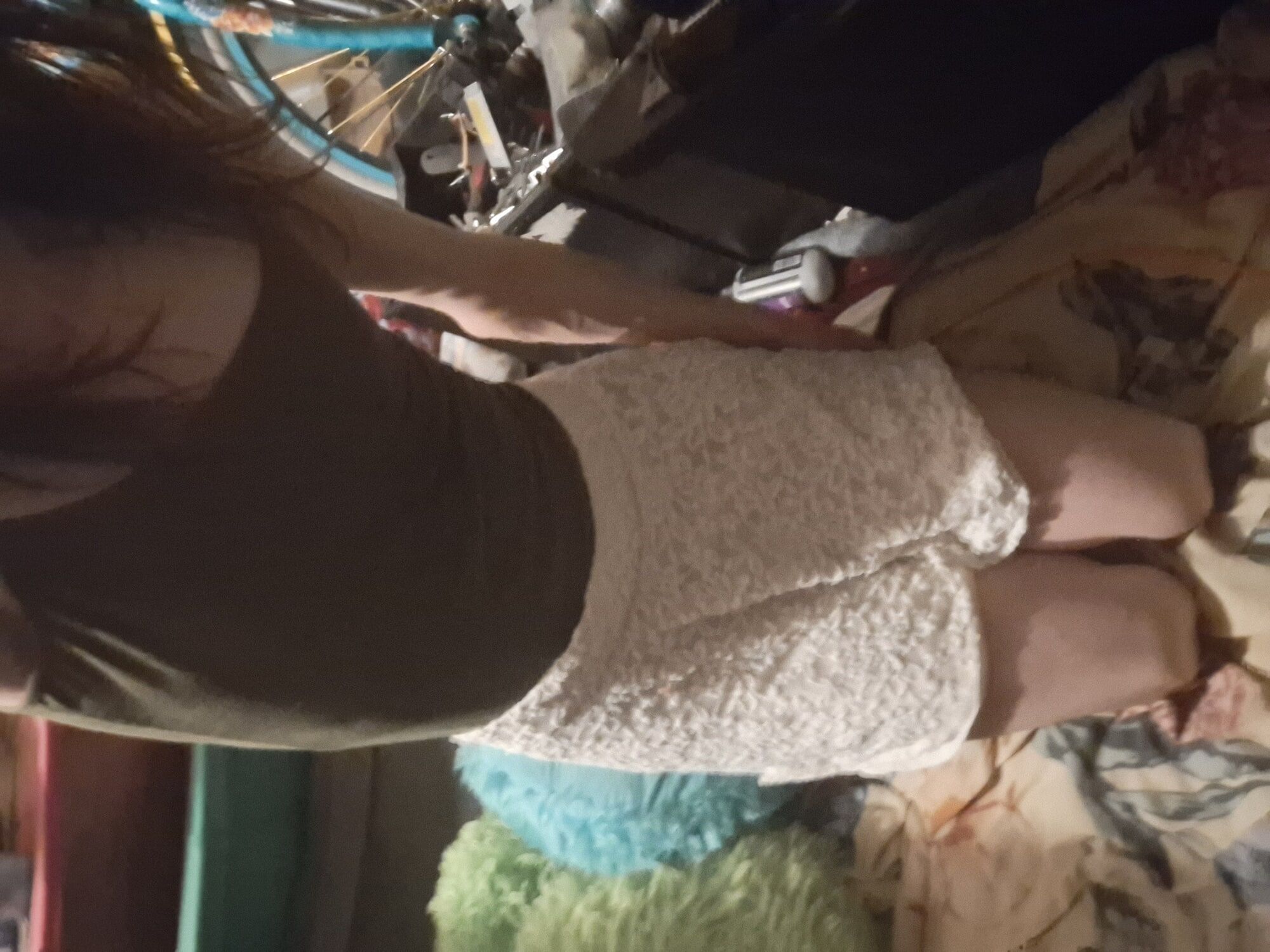 Trying on my new girl clothes #23