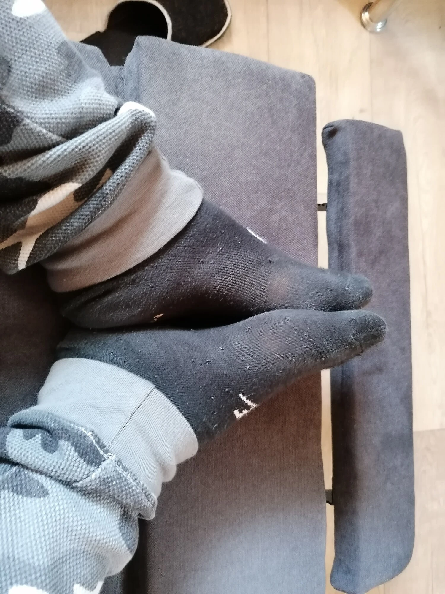 My Feet in Nike Socks