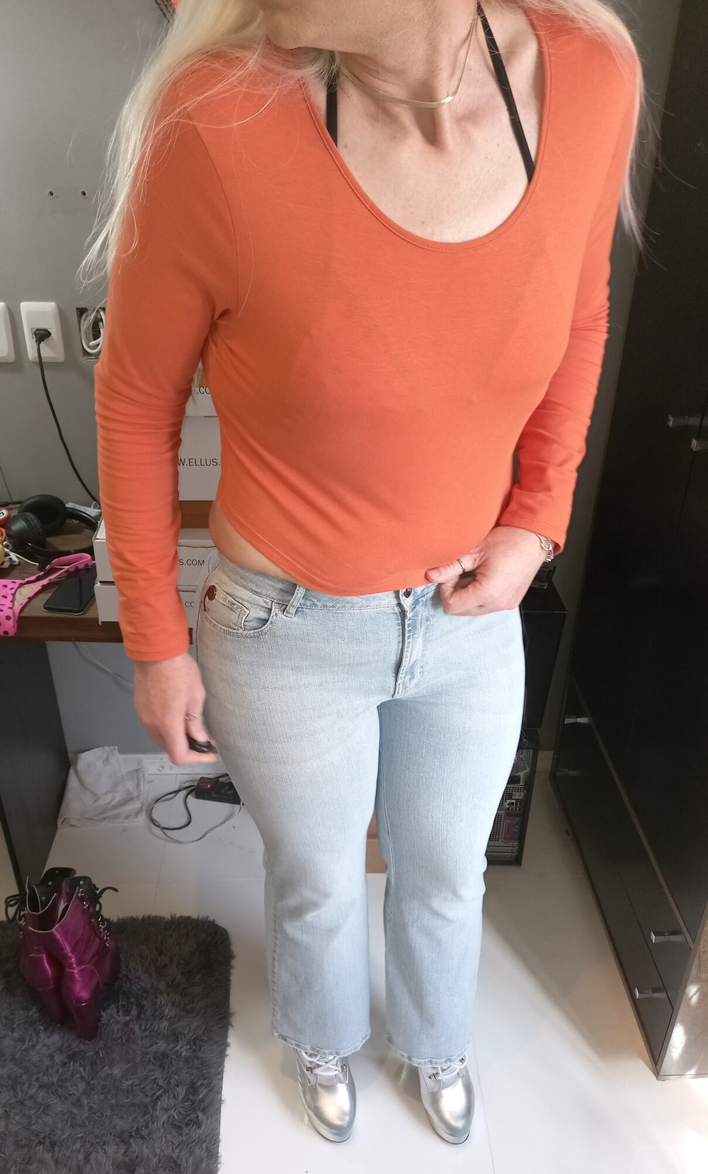 My ass wearing sexy clothes #7