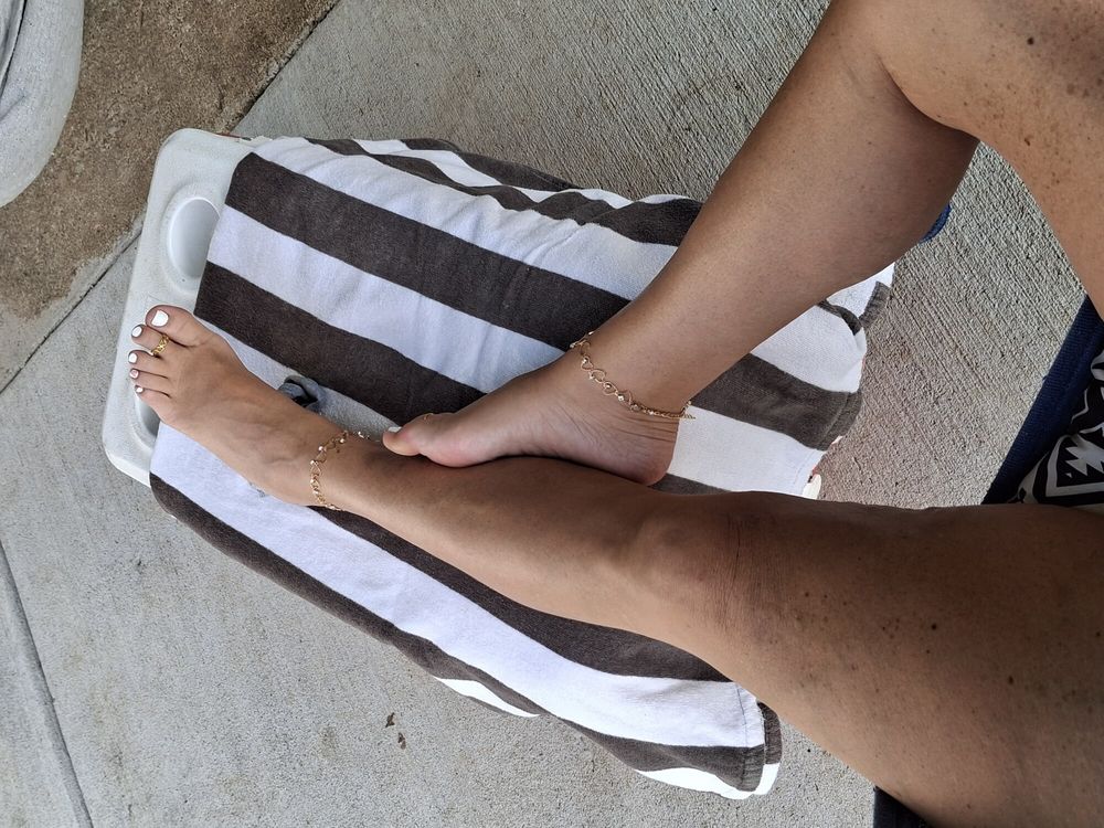 my girls sexy Legs and feet in the sun #12