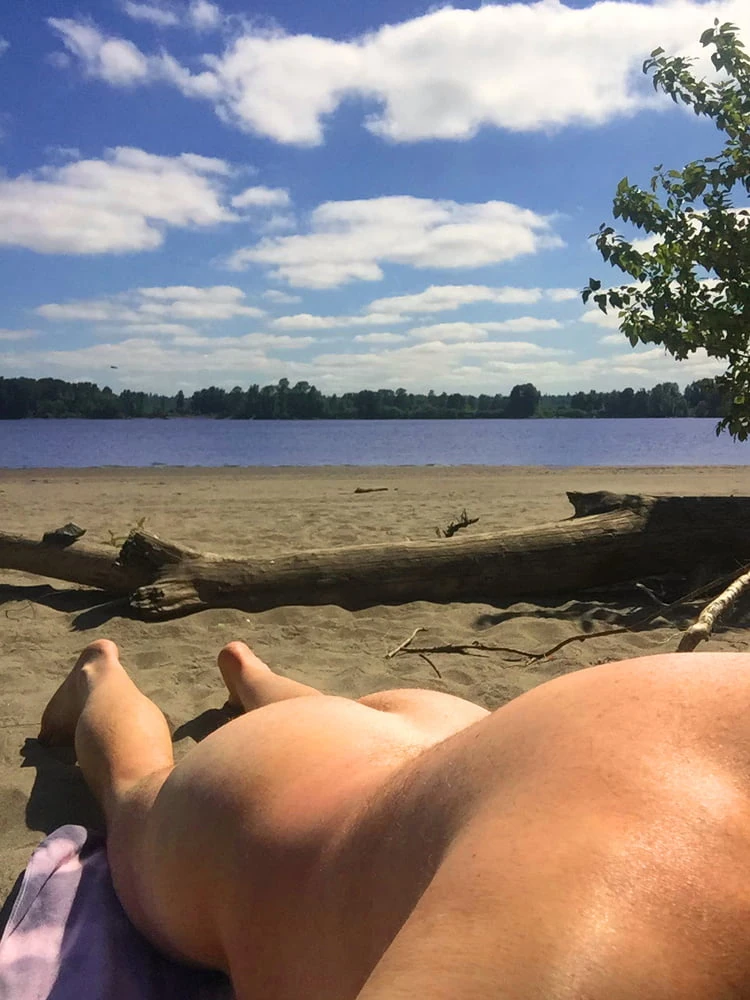Chubby Guy at the Nude Beach #4