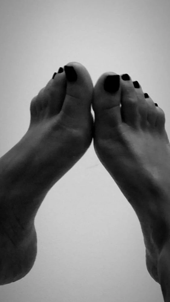 Black and White, Sexy Feet...