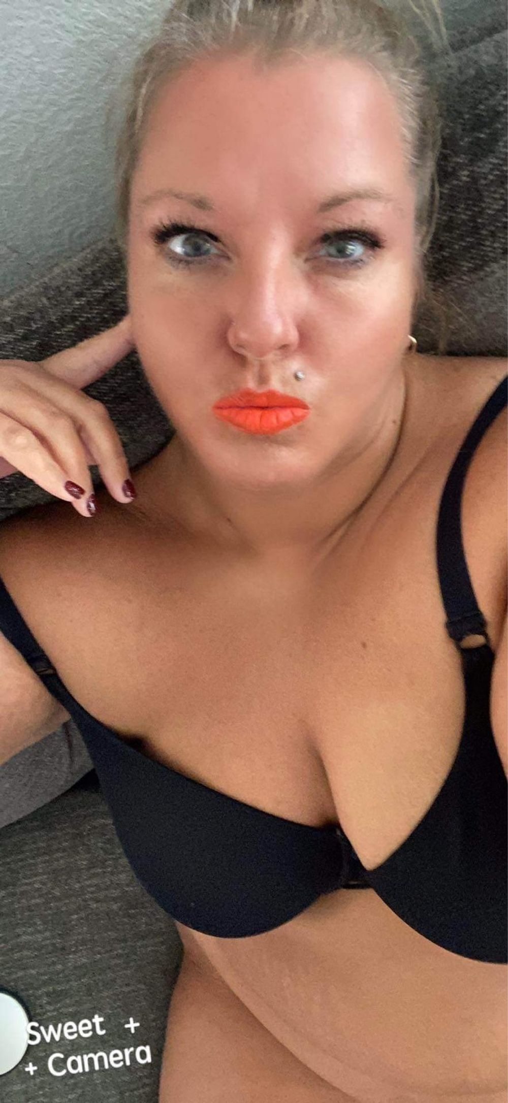 Orange lipstick.  #3