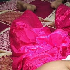 Satin salwar handjob 