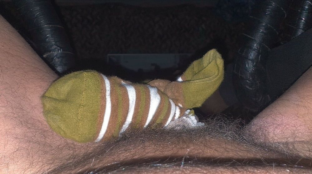 Dick, Socks and my Cum #22