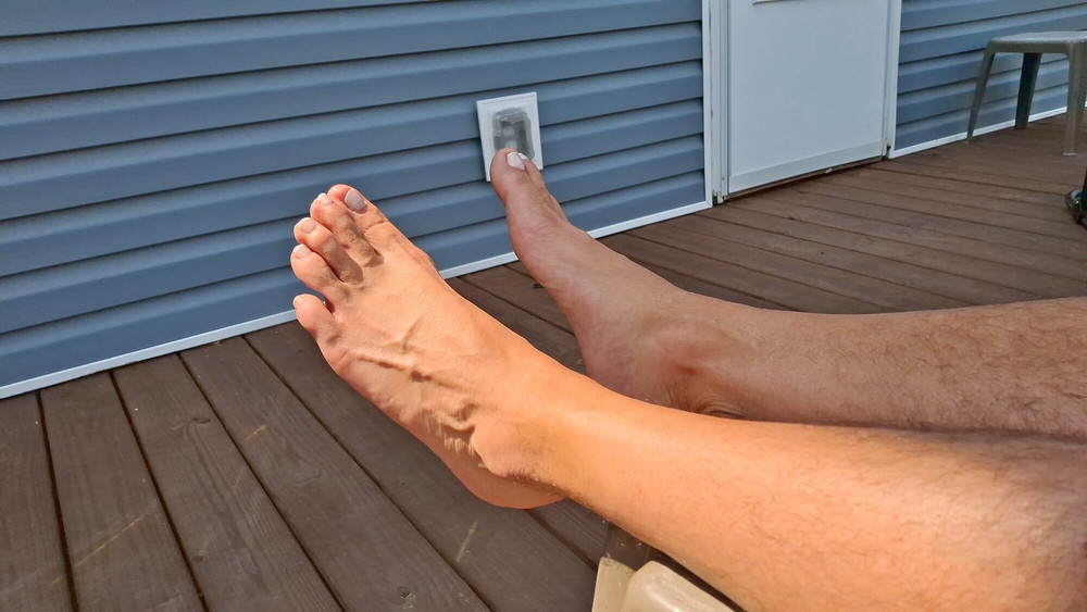 My feet in various poses part 1 #14