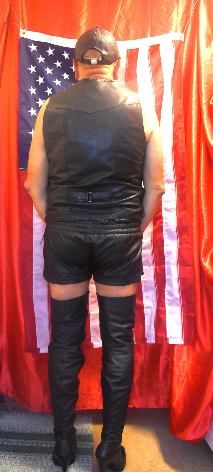 DRESSED IN BLACK TIGHT LEATHER. #26