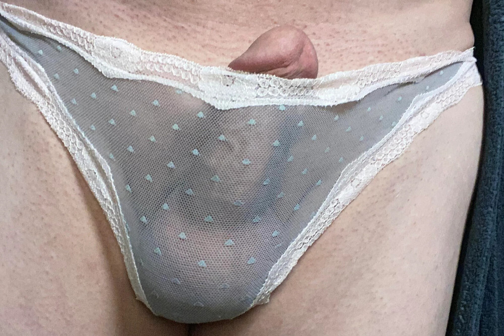 White lace panties of 2025 #2