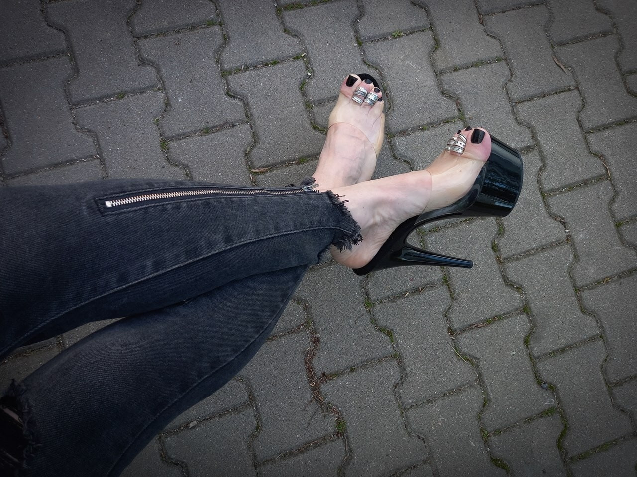 17cm stripper heels #43