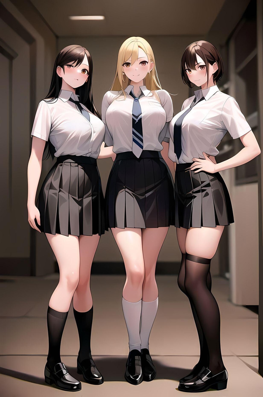 anime schoolgirls #14