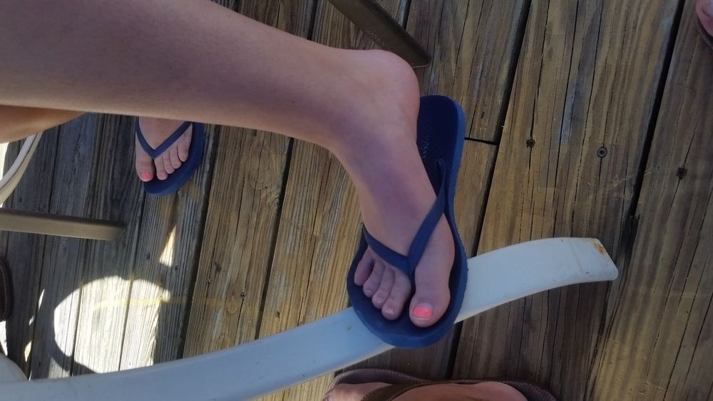 My girls feet in different situations and sandal #12