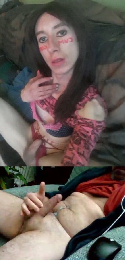 CipciaOliwcia's sissy captured on Skype. #18