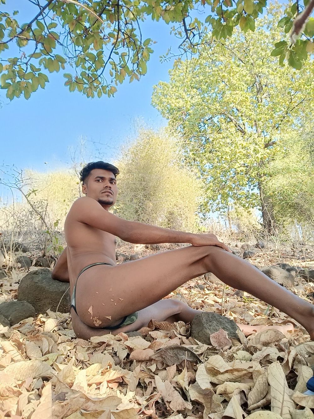 Sanju gamit on river advanture hot and sexy looking in man  #29