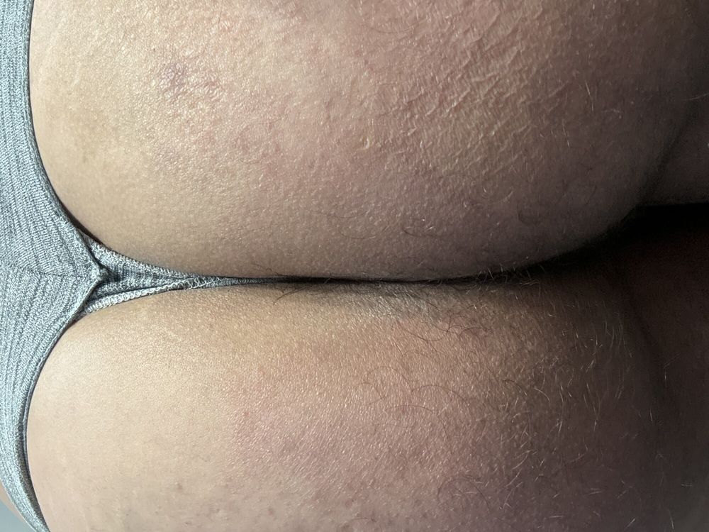 Fat ass straight daddy in thong #2