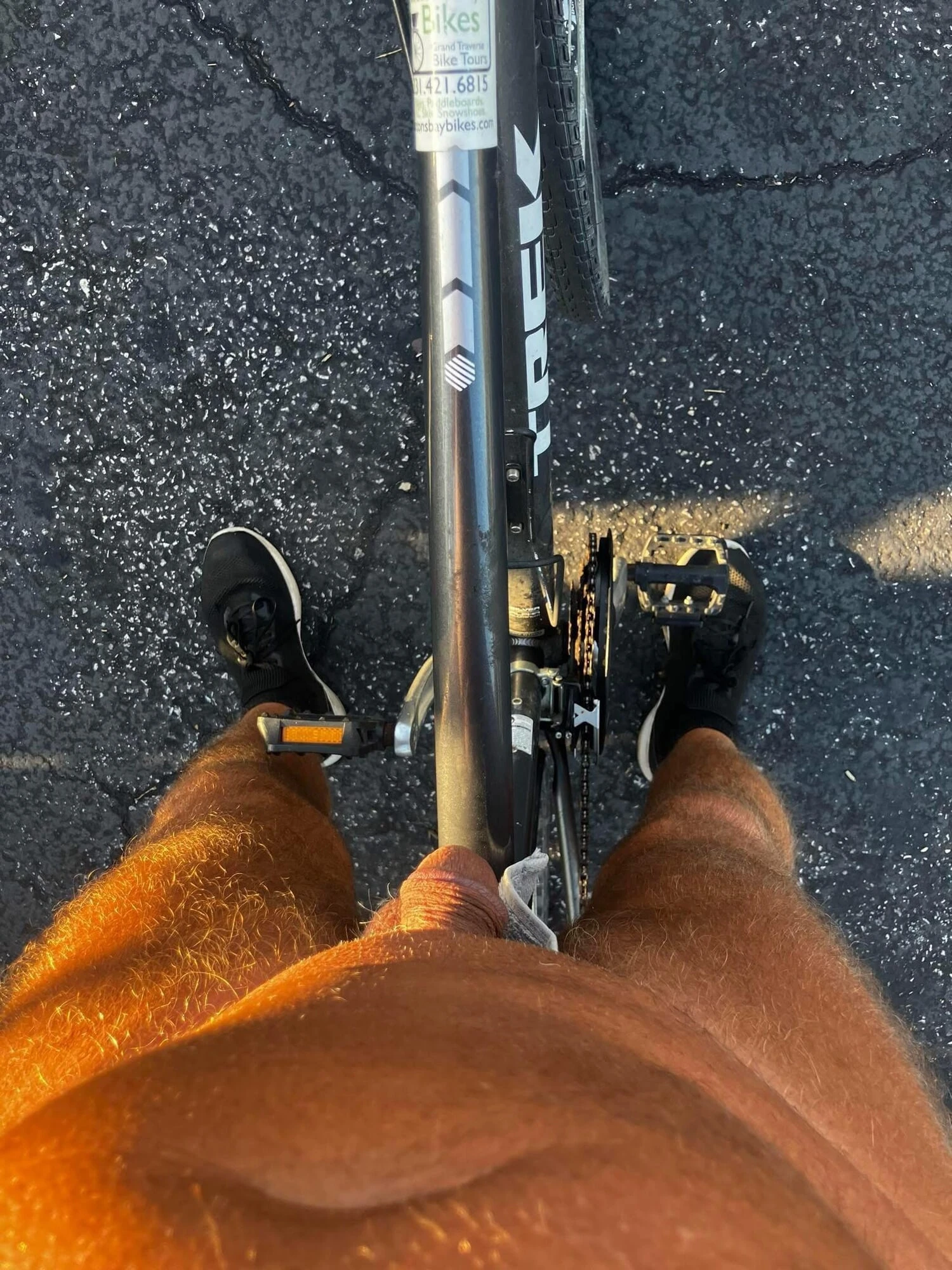 Riding my bike and enjoying being nude #19