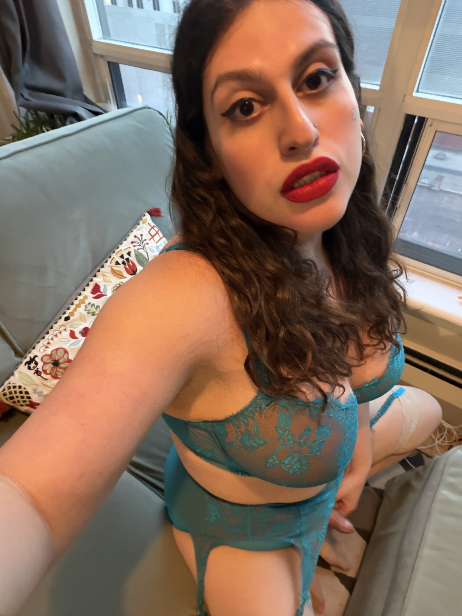 Vintage blue lingerie  #32