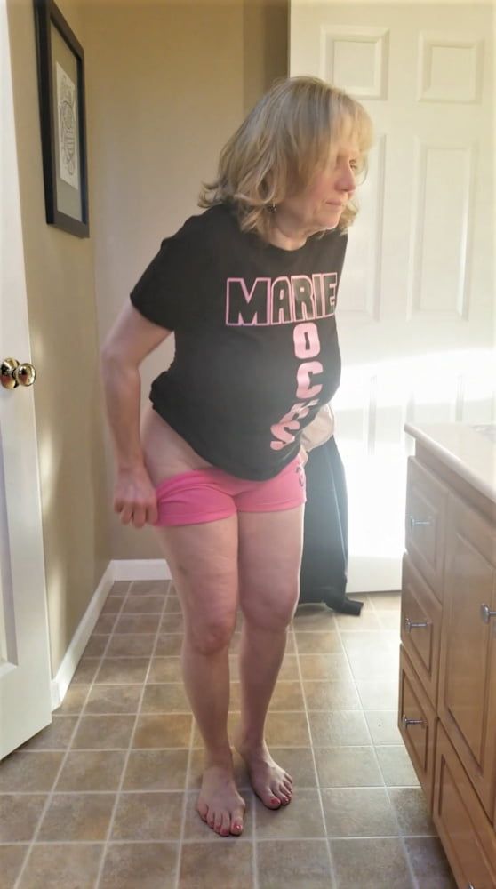 Hot granny MarieRocks changes in and out of clothes #26