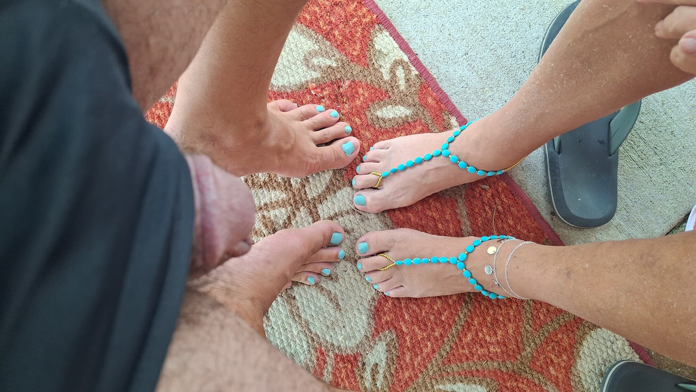Showing our toes and some foot jewelry #15