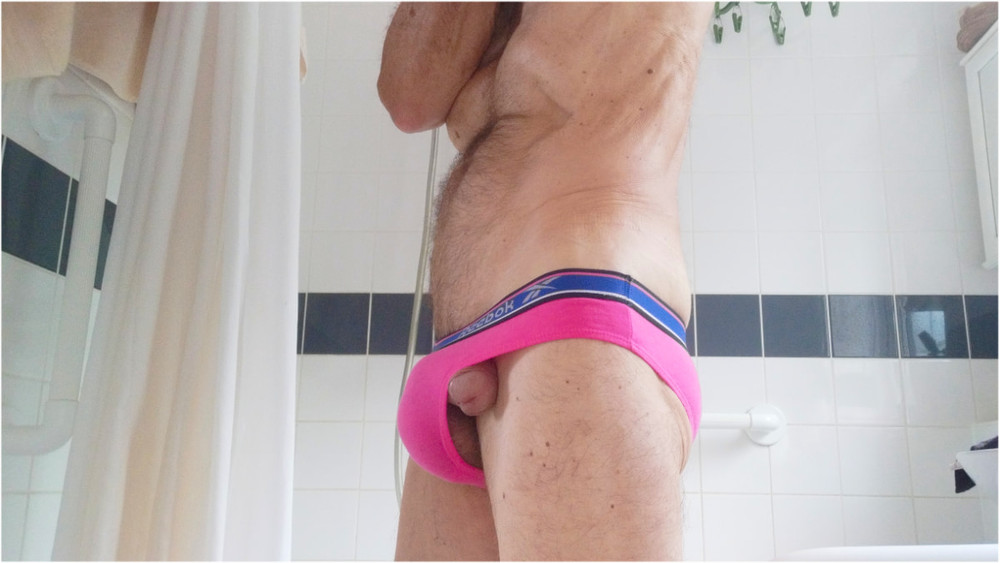 More of my cock in hot pants underwear - Hypospadias UK #14