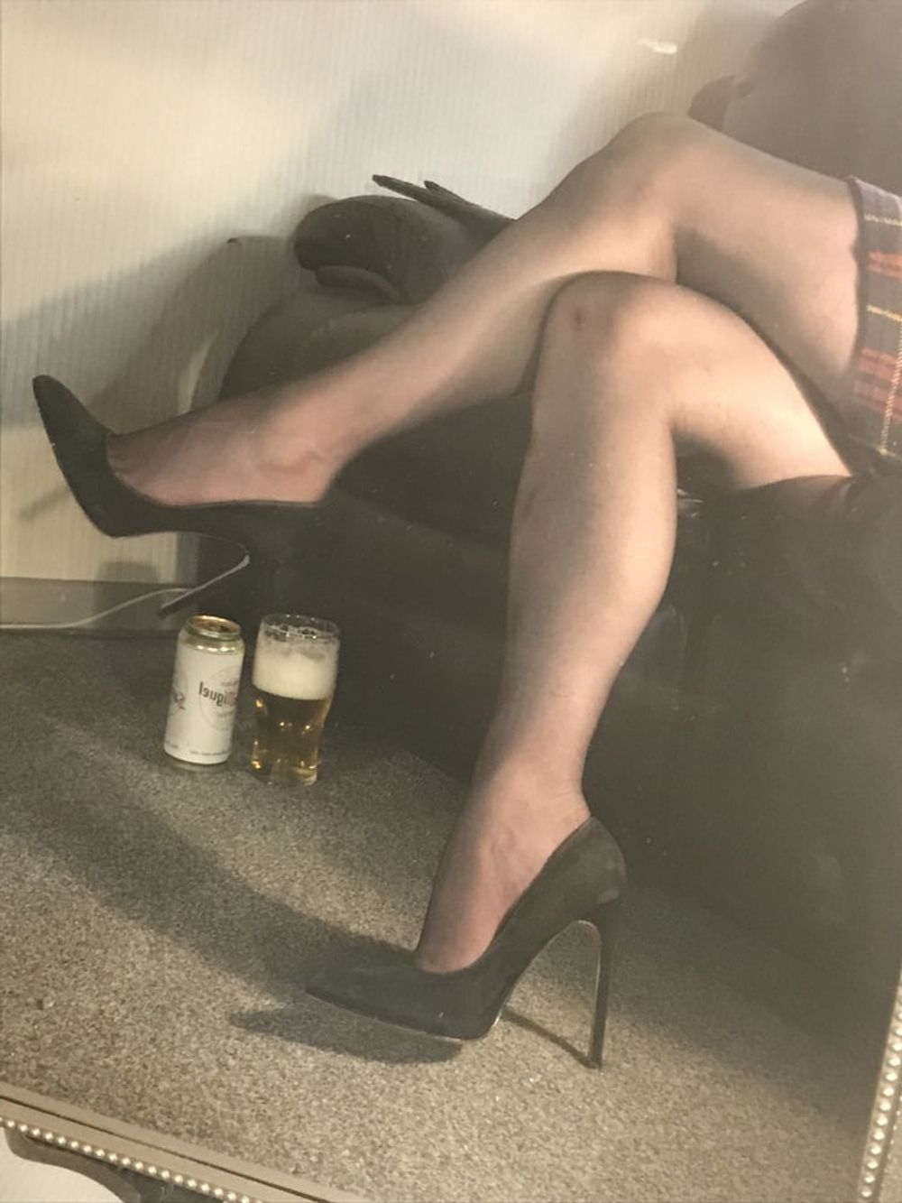 Heels nylons cock #34