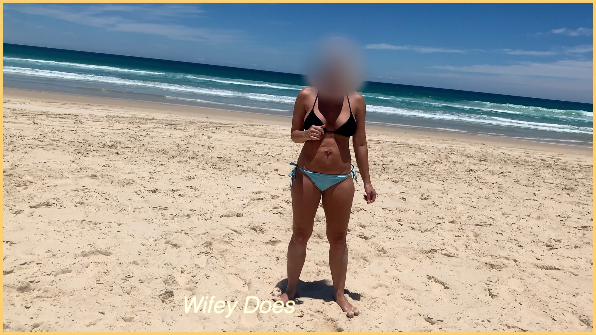 Wifey heads to the beach #2