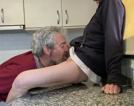 eating pussy and blowjob in the kitchen by wildspaincouple         