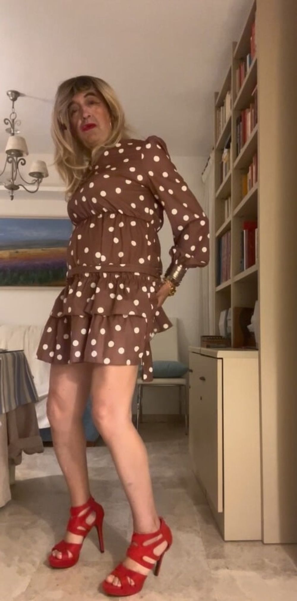 Daniela Monroe Spanish TV, polka dot dress video photos,anal #5